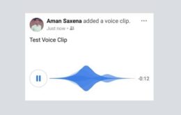 Facebook testa posts em áudio na timeline