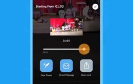 Twitter agora permite compartilhar trechos de vídeos ao vivo