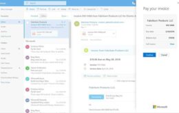 Outlook permitirá pagamentos de contas dentro da caixa de entrada de e-mails