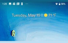 Android P exibe apenas quatro ícones de notificação na barra de status