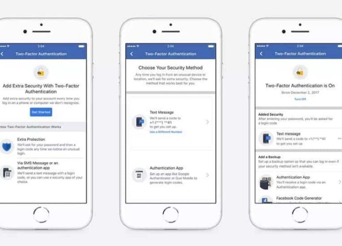 Facebook não vai mais exigir número de telefone para verificação em duas etapas