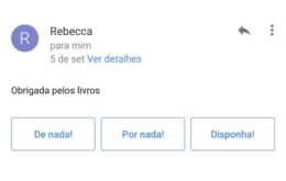 Uma em cada 10 respostas enviadas no Gmail são geradas pelo Google