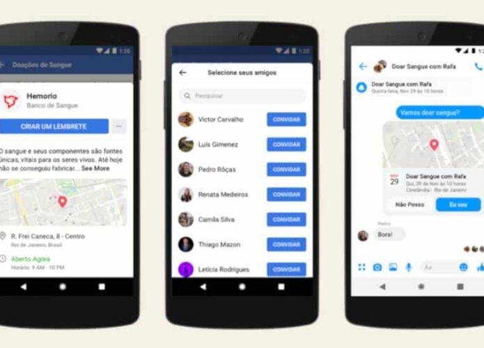 Facebook lança novas ferramentas para incentivar doação de sangue no Brasil