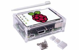 Raspberry Pi ganha case com display de LCD sensível ao toque