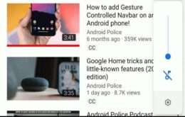 Dica: Youtube mostra se um vídeo tem legenda enquanto o celular estiver no mudo
