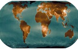 Gravações de satélite evidenciam poluição da atmosfera por emissão de NO2