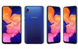 Samsung Galaxy A10 é anunciado com tela grande e preço baixo