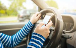 Celular e volante são a 3ª maior causa de fatalidades no trânsito