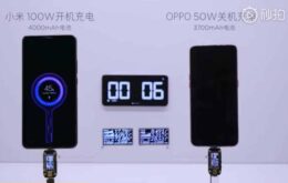 Xiaomi demonstra carregador que preenche bateria de 4.000 mAh em 17 minutos