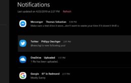 Microsoft já testa sincronização de notificações do Android no Windows 10