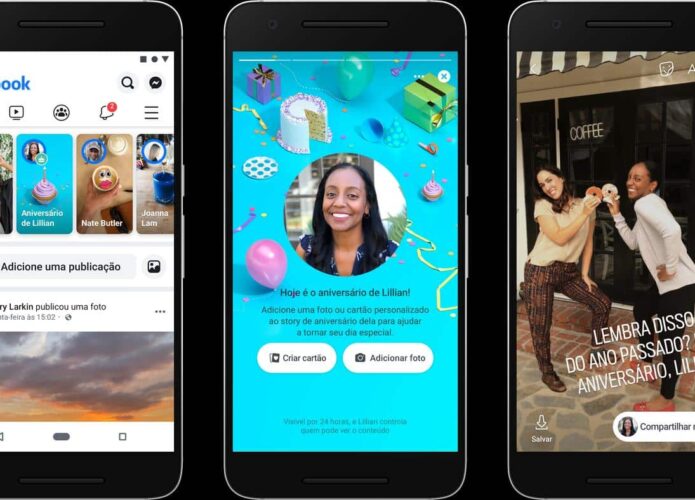 Facebook adiciona forma de desejar feliz aniversário pelos Stories