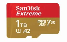 SanDisk começa a vender cartão microSD de 1 TB por uma fortuna
