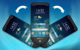 Samsung mostra celular com três telas em nova patente