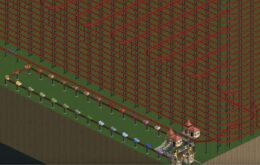 Percurso no jogo Rollercoaster Tycoon leva 45 anos para ser completado