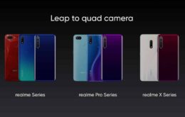 Realme traz câmera quádrupla para seus smartphones