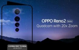 Oppo anuncia Reno 2, celular premium com quatro câmeras e zoom de 20x