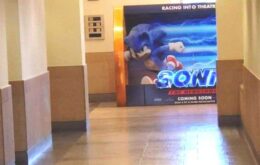 Sonic: novas imagens do personagem vazam no cinema
