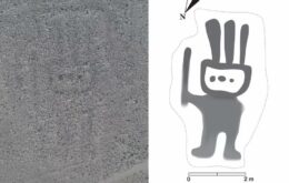 Inteligência artificial descobre figura oculta no deserto de Nazca