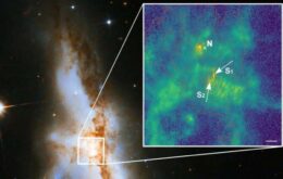 Cientistas descobrem galáxia com três buracos negros supermassivos