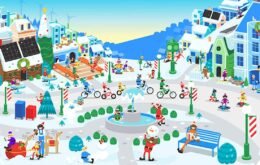 Visite a vila do Papai Noel com o Google