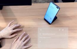 Samsung revela teclado ‘invisível’ para digitar no celular