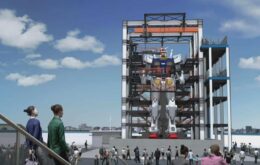 Japão comemora 40 anos do anime Gundam com robô de 18 metros