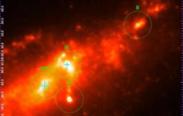 Fenômeno raro de ‘núcleos duplos’ é registrado em galáxia próxima à Via Lactea