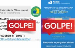 Golpe no WhatsApp promete 7 GB de internet grátis