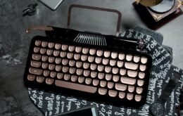 Teclado mecânico da Rymek imita máquina de escrever dos anos 1950