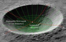 Nasa quer construir telescópio dentro de cratera da Lua