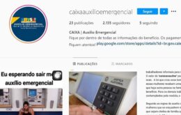 Perfis falsos no Instagram usam auxílio emergencial para ganhar seguidores