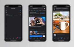 Vazam imagens do modo escuro do Facebook para iOS