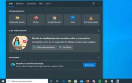 Windows 10 agora mostra informações sobre a Covid-19 no menu Iniciar