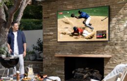 Samsung anuncia TV feita para ser colocada no quintal de casa