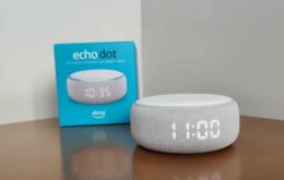 Review do Echo Dot com relógio: acabamento e som surpreendem