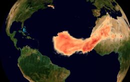Nuvem de poeira ‘Godzilla’ viaja 8 mil km do Saara até o Caribe