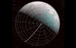 Confira as primeiras fotos do polo norte de lua de Júpiter