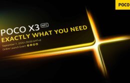 Poco X3 será lançado em 7 de setembro; veja possíveis especificações