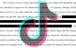 EUA censura documento que detalha riscos do TikTok à privacidade