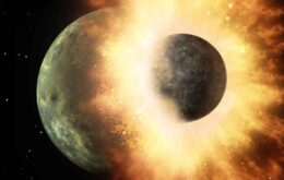 Terra pode ter perdido 60% da atmosfera no impacto que originou a Lua