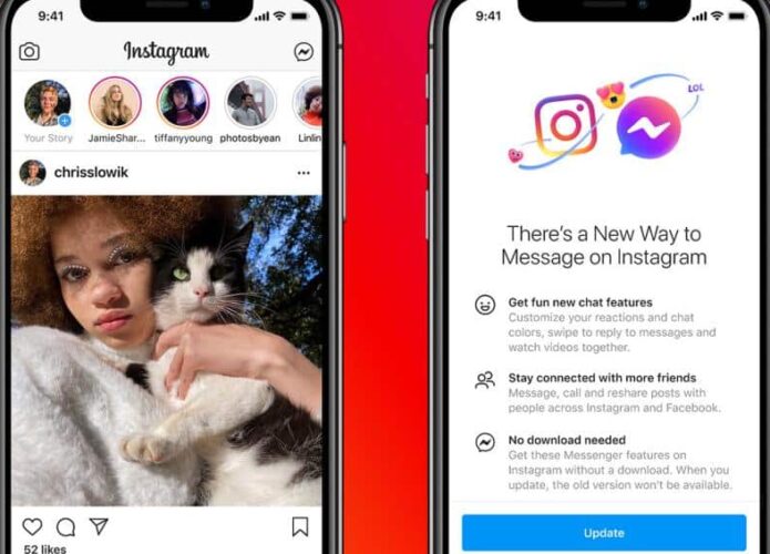 Facebook libera novos recursos de chat para Messenger e Instagram