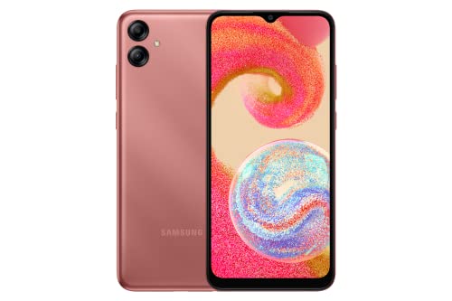 Samsung Galaxy A04e 64GB 4G Wi-Fi Tela 6.5'' Dual Chip 3GB RAM Câmera Dupla + Selfie 5MP com modo Retrato Bateria de 5000mAh - Cobre