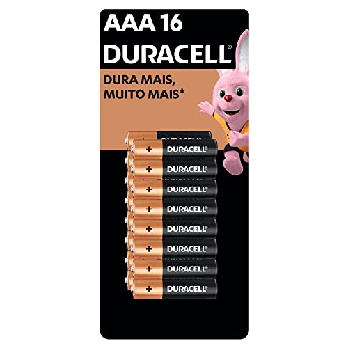 Imagem do produto DURACELL - Pilha Alcalina AAA, Palito com 16 unidades