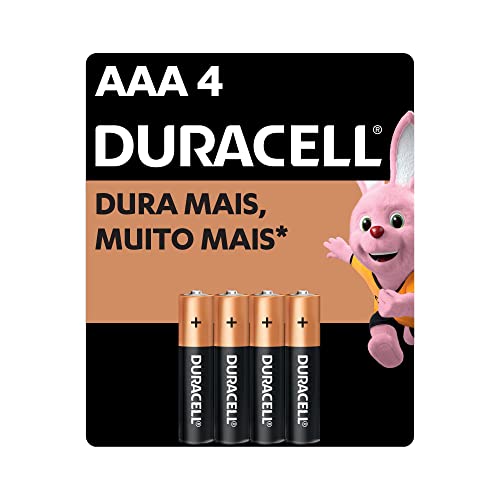 Imagem do produto Duracell Pilha Alcalina Aaa Palito Duracell Com 4 Unidades