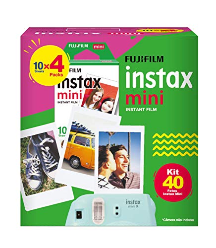 Imagem do produto Fujifilm Instax Mini - Filme Com 40 Fotos, Borda Branca, Foto Colorida