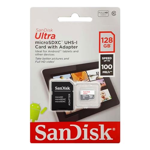 Imagem do produto SanDisk Cartão microSDXC Ultra SDSQUNS-128G-GN6MN 128GB 80MB/s UHS-I Classe 10