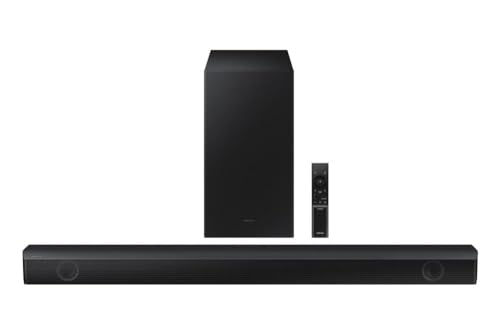Imagem do produto Soundbar Samsung HW-B555, com 2.1 canais, Bluetooth e Subwoofer sem fio Preto